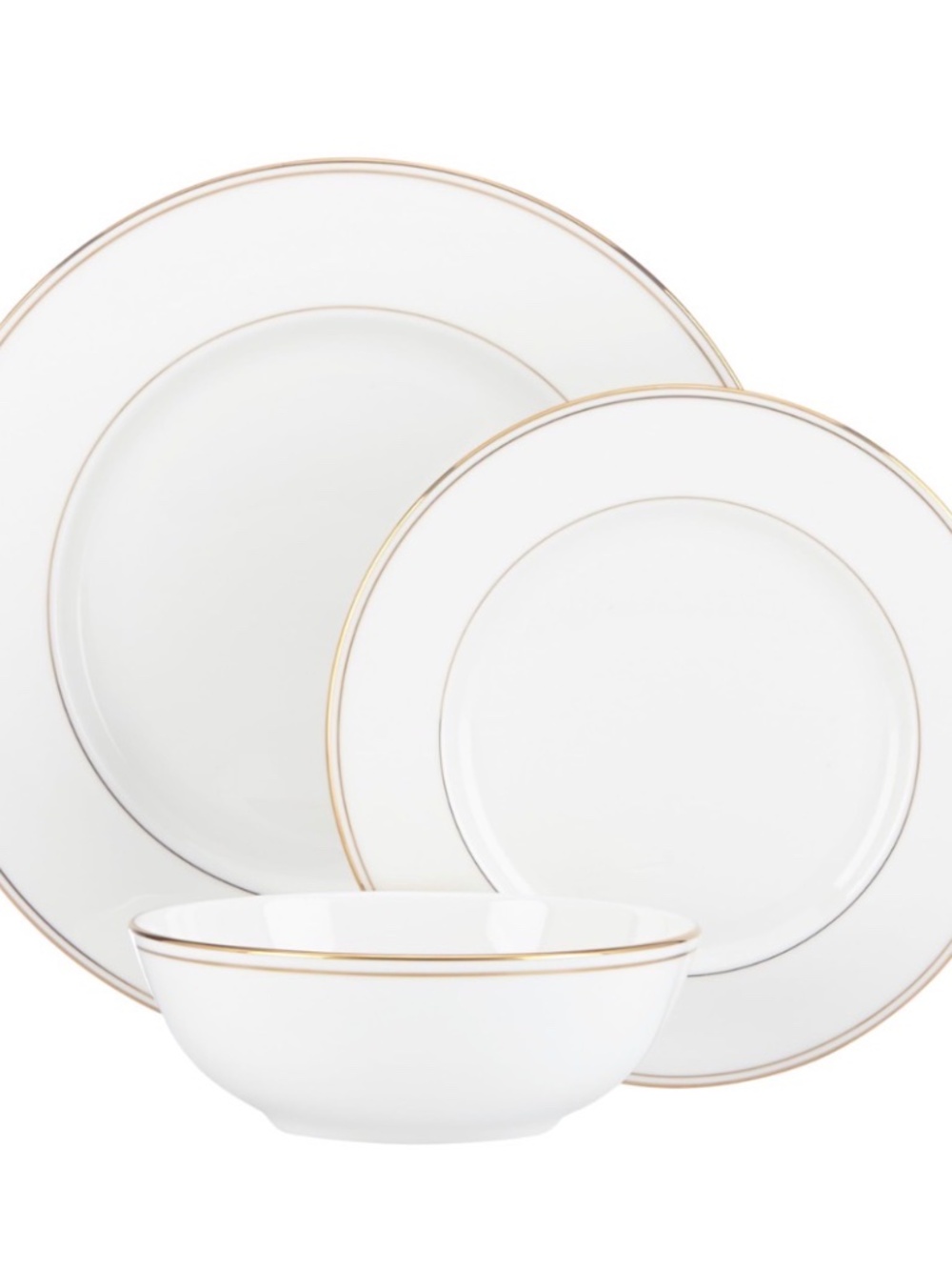 Lenox 853808 Federal Gold 3-Piece Place Setting